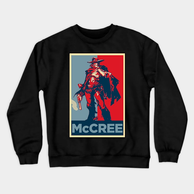 McCree Poster Crewneck Sweatshirt by Anguru